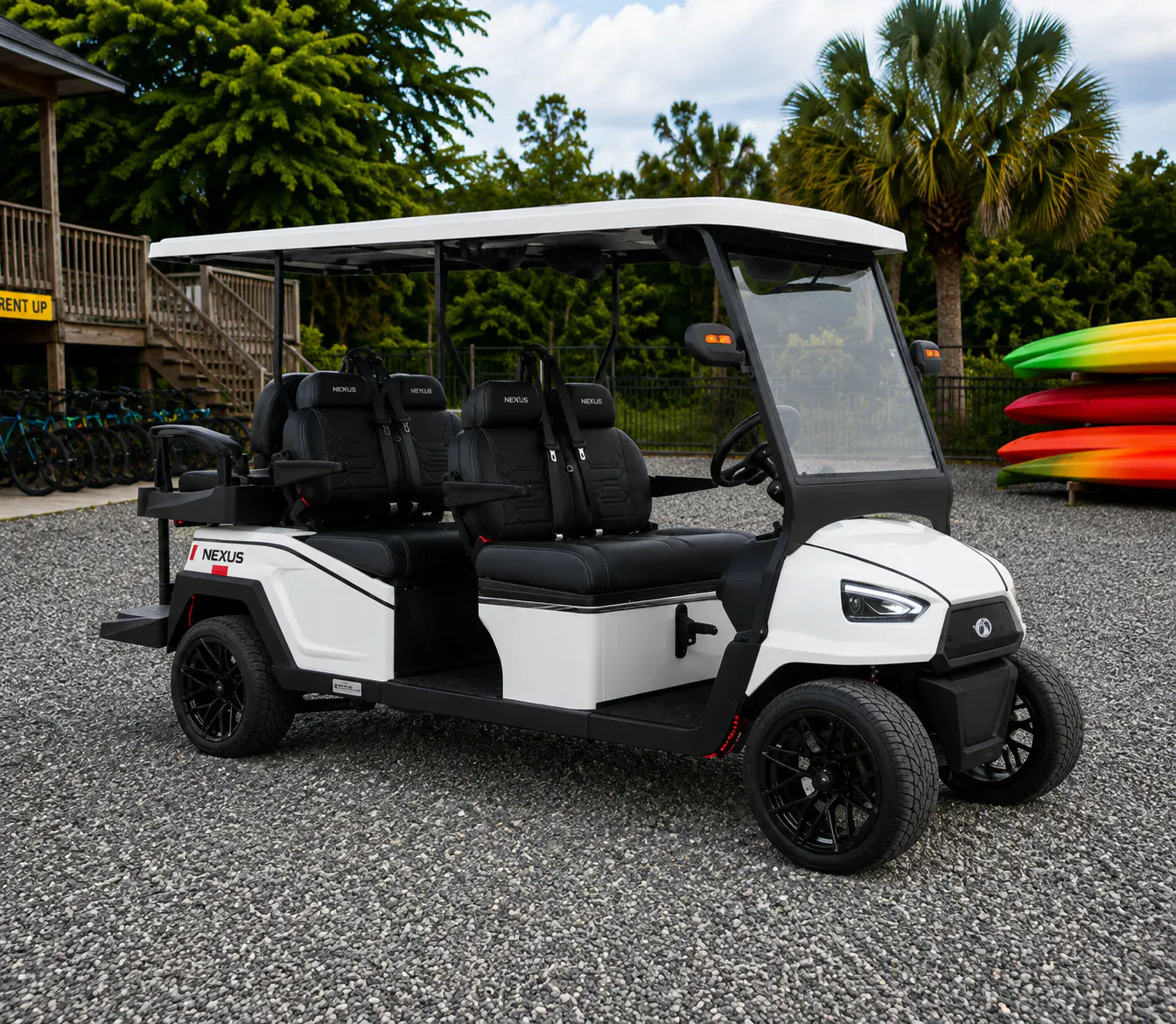 Island Bikes golf cart and LSV rental on Edisto Island